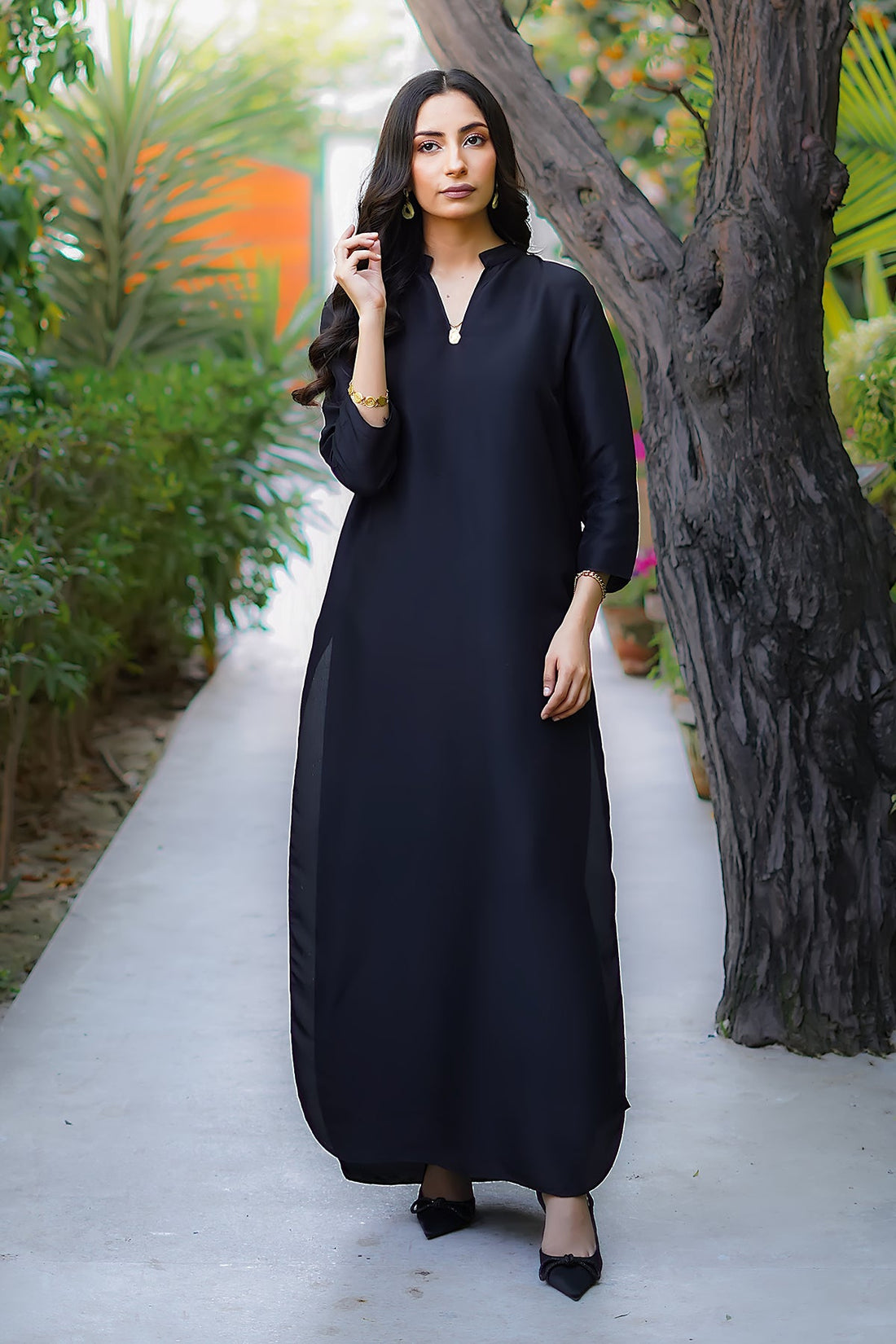 Erum Khan | Nue 25 | Midnight Enigma by Erum Khan - Designer Dress - Type: Ladies Clothes - Available at Libayah - 100% Original