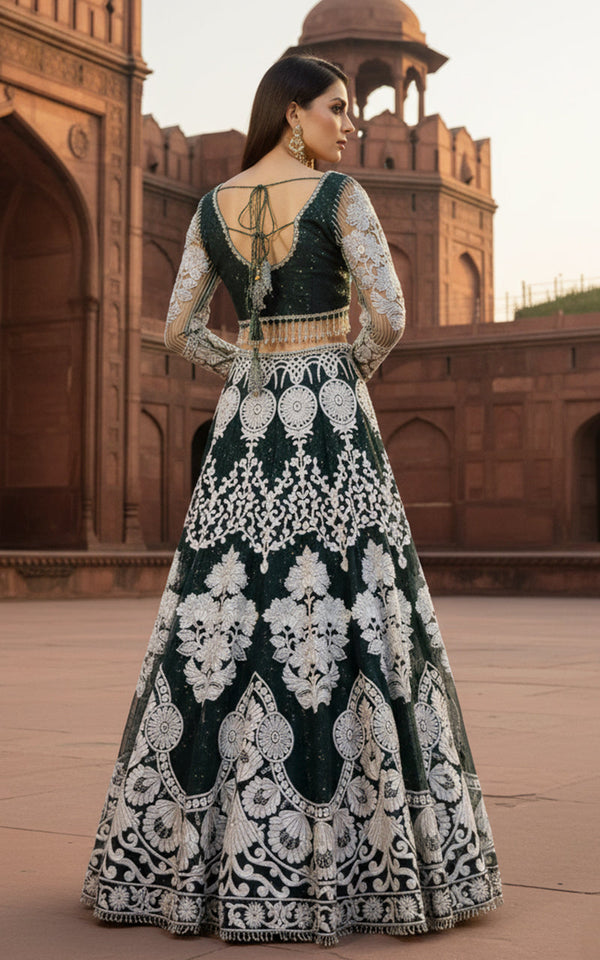 Threads and Motifs | Formal Outfits | Blouse With Lehenga by Threads and Motifs - Designer Dress  - Type : Ladies Clothes - Available at Libayah - 100% Original 