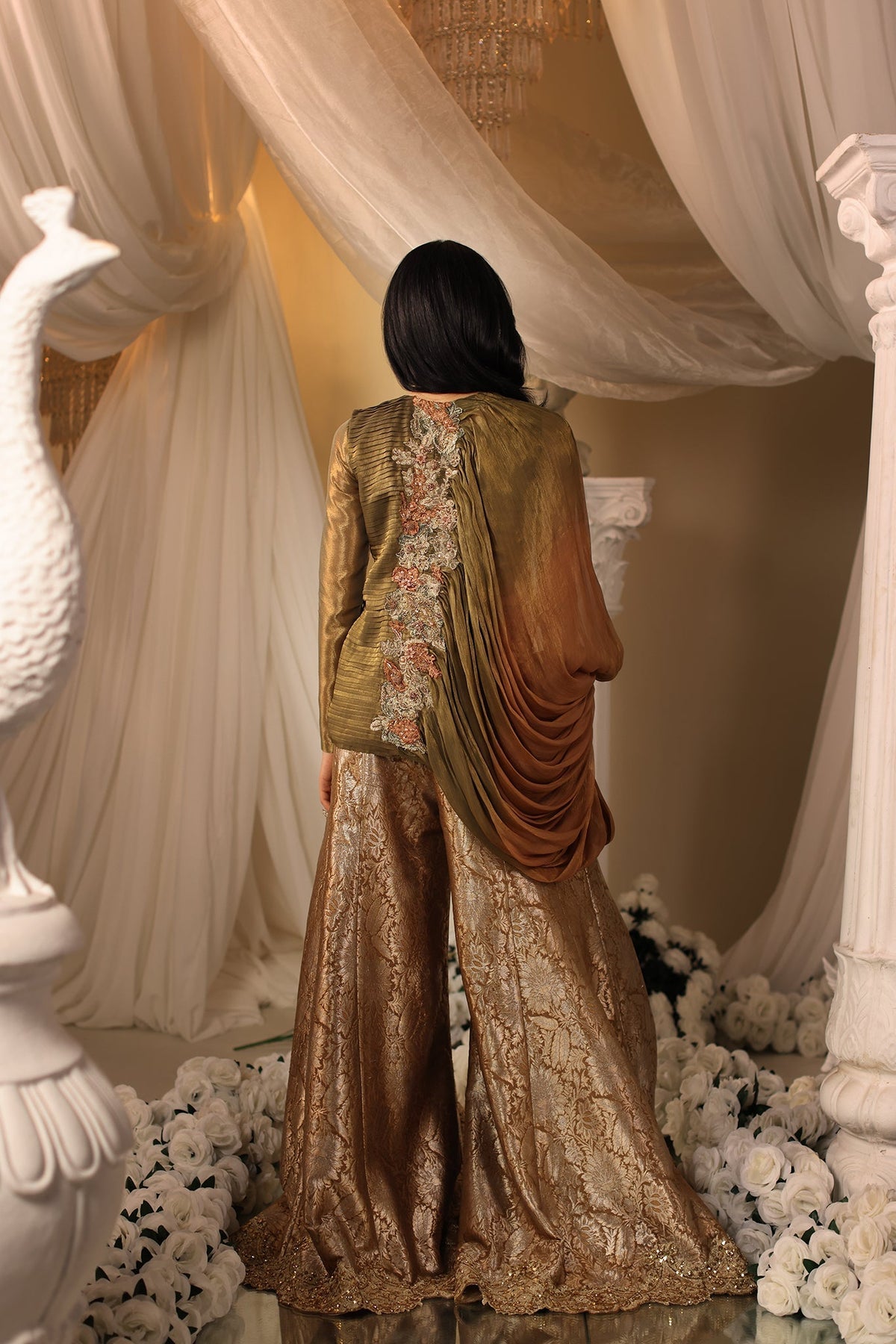 Musferah Saad | Casa Blance |Avant Garde by Musferah Saad - Designer Dress  - Type : Ladies Clothes - Available at Libayah - 100% Original 
