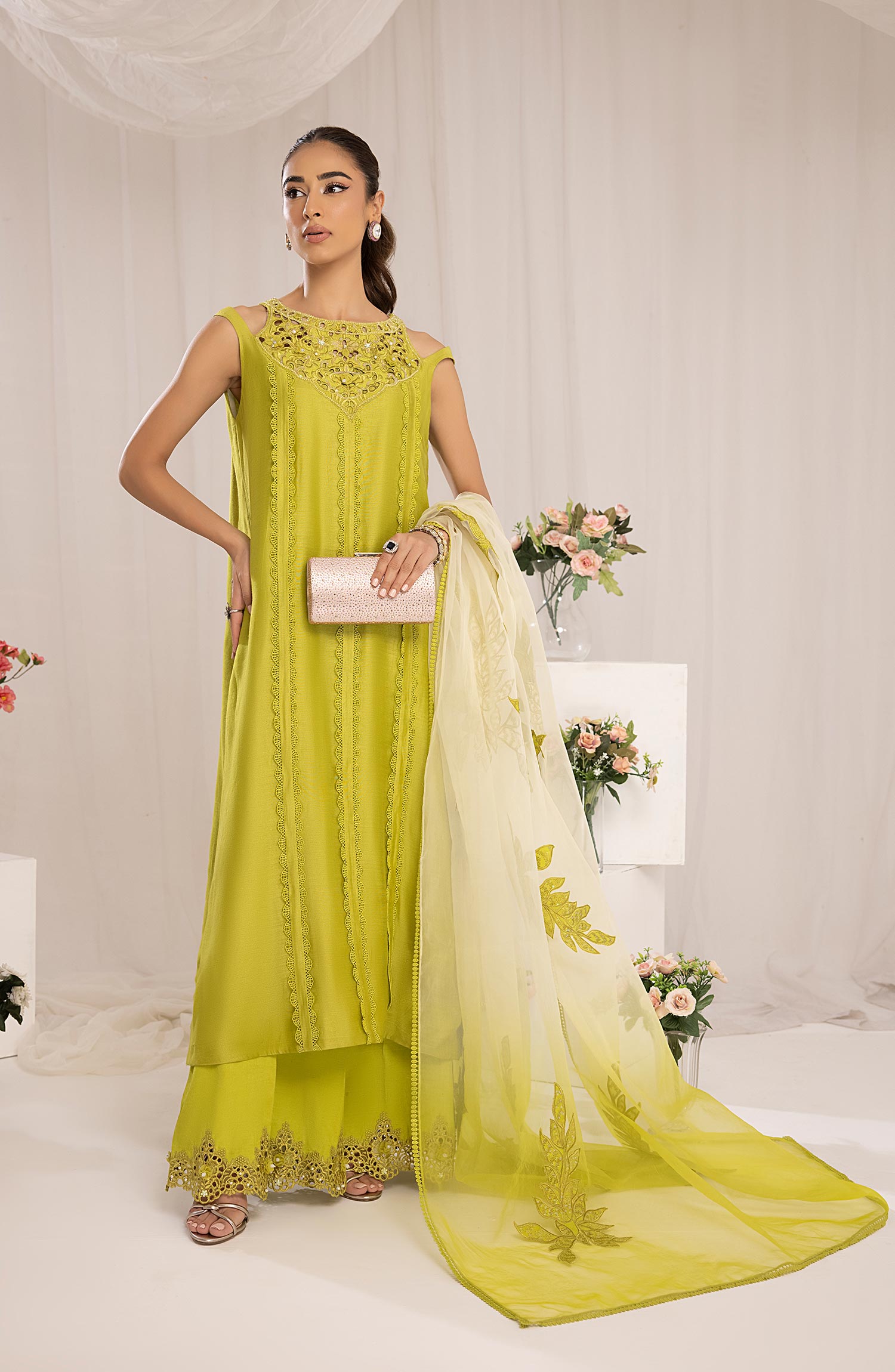 Mina Kashif | Luxury Pret | MK23-16 by Mina Kashif - Designer Dress - Type: Formal - Available at Libayah - 100% Original