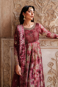 Iznik | Festive Formal | UE-533 Printed Chiffon by Iznik - Designer Dress  - Type : Ladies Clothes - Available at Libayah - 100% Original 