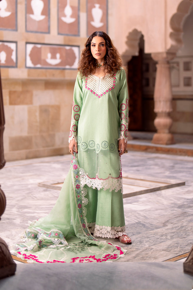 Fozia Khalid | Kahani Silk Luxury Dresses | Shehnaz by Fozia Khalid - Designer Dress - Type: Ladies Clothes - Available at Libayah - 100% Original