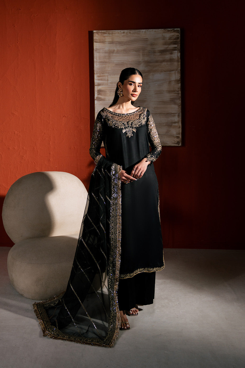 Neeshay | Raw Silk | RTW-RS-03 by Neeshay - Designer Dress  - Type : Ladies Clothes - Available at Libayah - 100% Original 