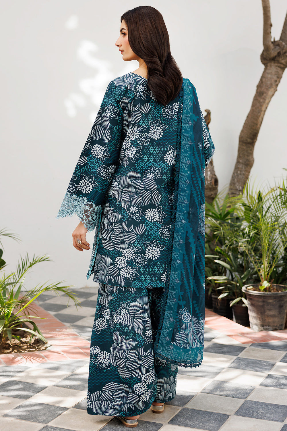 Farasha | Printed Essentials | Twilight Dew by Farasha - Designer Dress  - Type : Ladies Clothes - Available at Libayah - 100% Original 