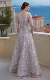 Threads and Motifs | Formal Dresses 25 | Net Embroidered Maxi by Threads and Motifs - Designer Dress  - Type : Ladies Clothes - Available at Libayah - 100% Original 