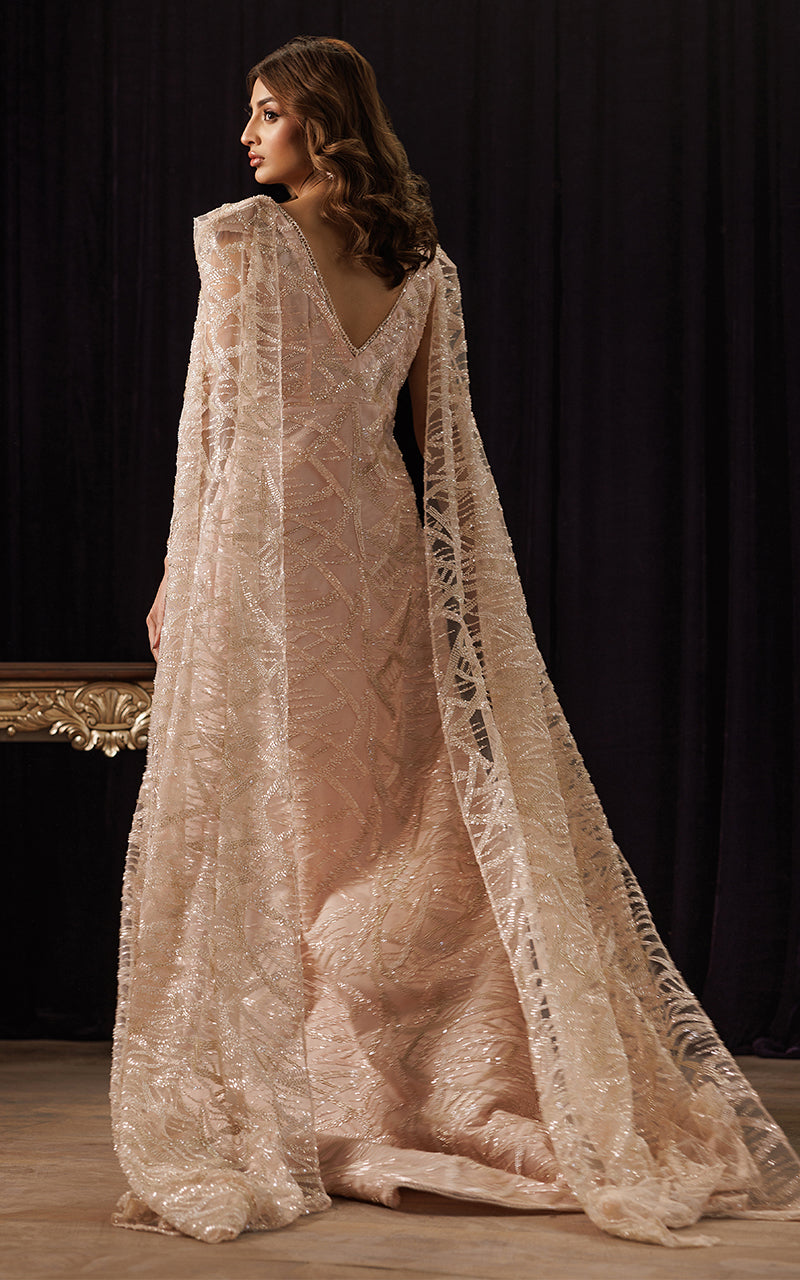 Threads and Motifs | Formal Dresses 25 | Net Embroidered Jacket with Embroidered Tube & Trouser by Threads and Motifs - Designer Dress  - Type : Ladies Clothes - Available at Libayah - 100% Original 