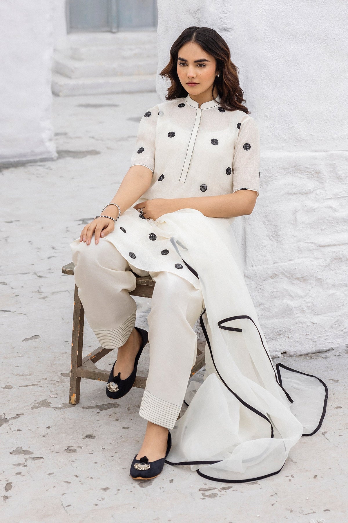 Erum Khan | Ramadan Edition | Elara by Ansab Jahangir - Designer Dress - Type: Ladies Clothes - Available at Libayah - 100% Original