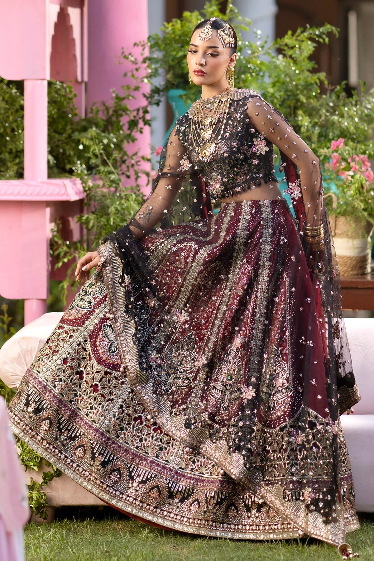 Nureh | Jhoomro Formals | NL-95 Emara by Nureh - Designer Dress  - Type : Ladies Clothes - Available at Libayah - 100% Original 