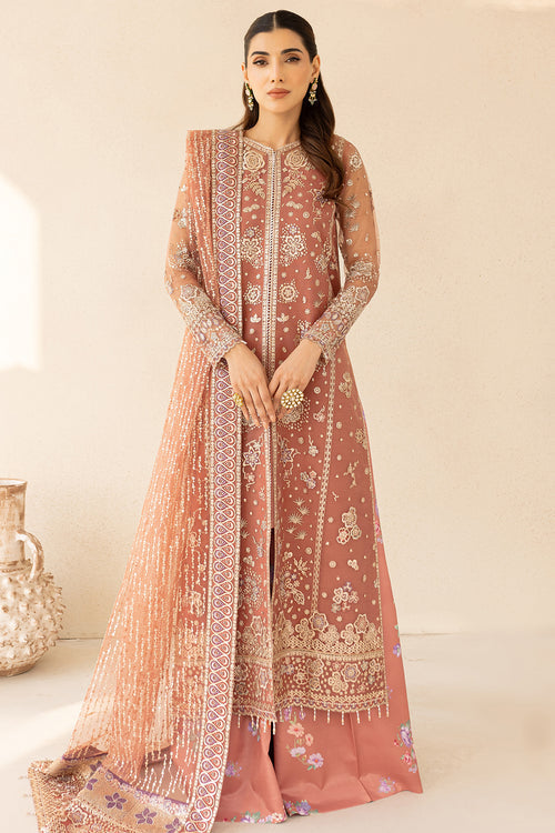 Farasha | Lu Zella Premium Formals 25 | Vintage Rose by Farasha - Designer Dress  - Type : Ladies Clothes - Available at Libayah - 100% Original 