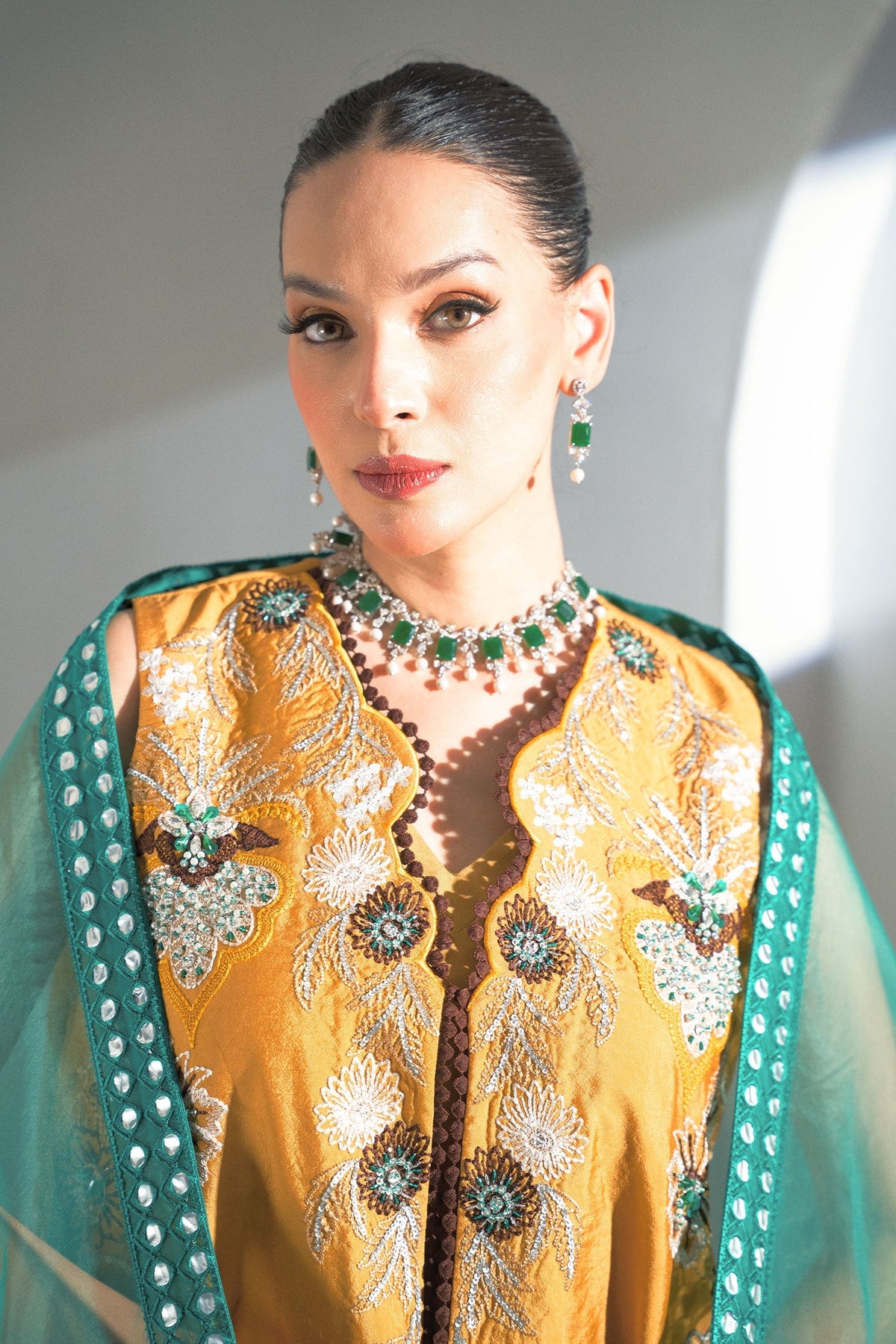 Fozia Khalid | Dilkash Festive Wear 25 | Mehr by Fozia Khalid - Designer Dress - Type : Ladies Clothes - Available at Libayah - 100% Original 