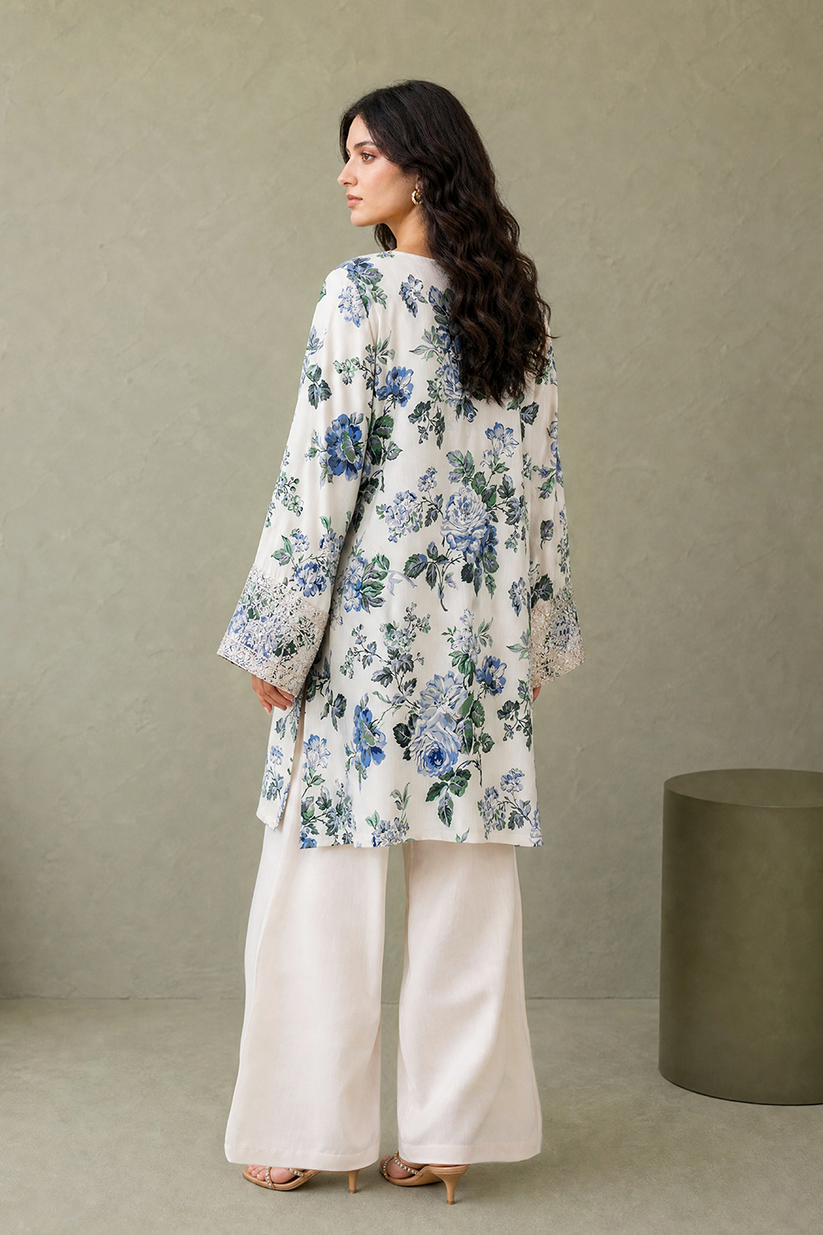 Saad Shaikh | Ease Fall Edit 26 | D-12 Co-ord Set Skin by Saad Shaikh - Designer Dress  - Type : Ladies Clothes - Available at Libayah - 100% Original 