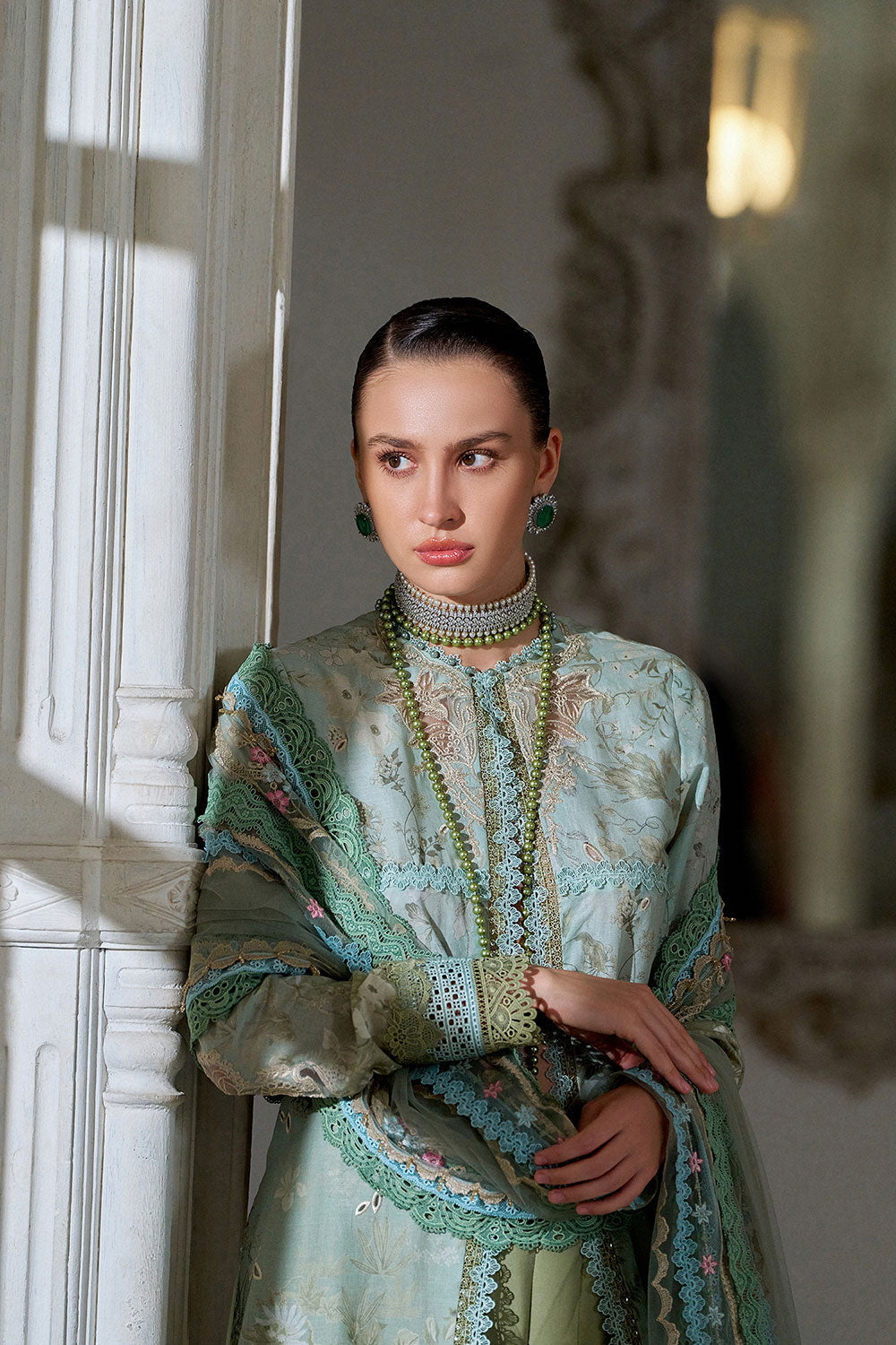 Sobia Nazir | Luxury Lawn Eid 26 | 12A by Sobia Nazir - Designer Dress - Type : Luxury Dress - Available at Libayah - 100% Original