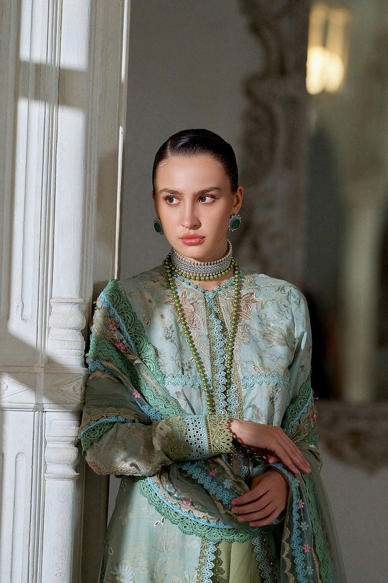 Sobia Nazir | Luxury Lawn Eid 26 | 12A by Sobia Nazir - Designer Dress - Type : Luxury Dress - Available at Libayah - 100% Original