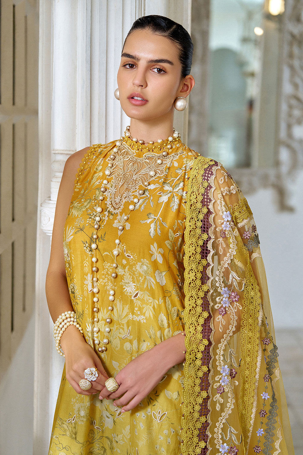 Sobia Nazir | Luxury Lawn Eid 26 | 12B by Sobia Nazir - Designer Dress - Type : Luxury Dress - Available at Libayah - 100% Original
