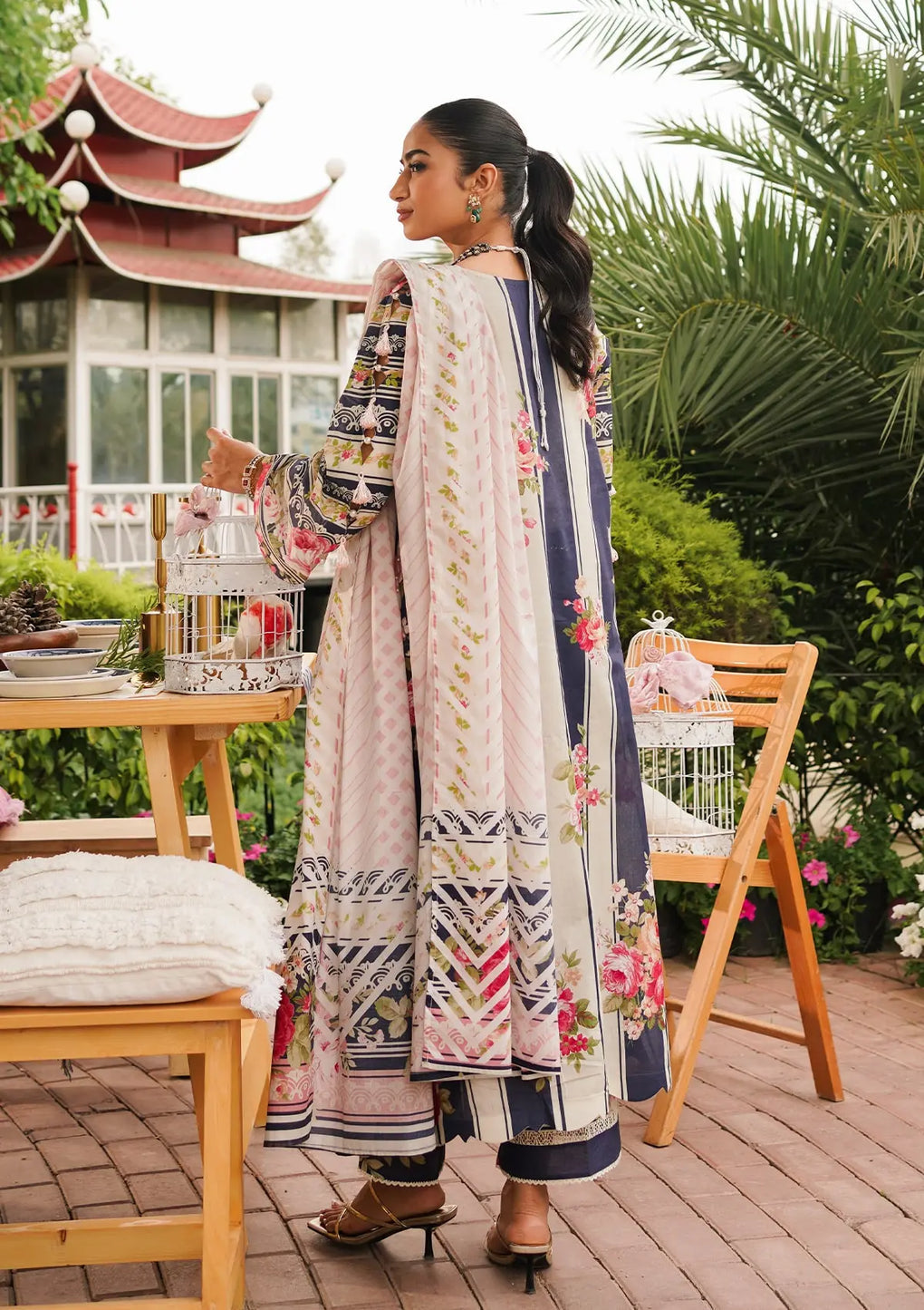 Elaf Premium | Printed Collection 24 | EEP-05B - Amica by Elaf Premium - Designer Dress - Type: Ladies Clothes - Available at Libayah - 100% Original