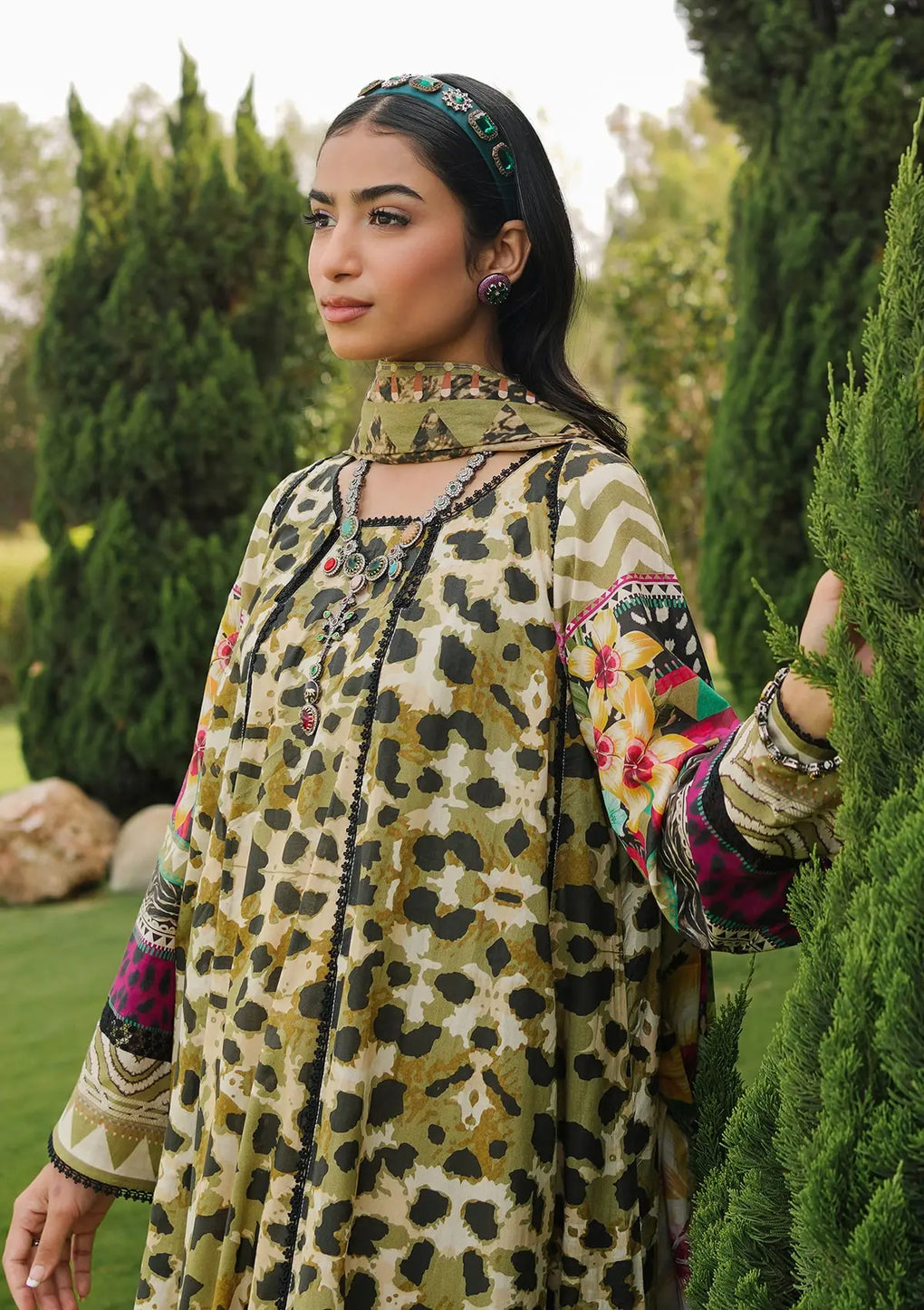 Elaf Premium | Printed Collection 24 | EEP-06B - Wonders by Elaf Premium - Designer Dress - Type: Ladies Clothes - Available at Libayah - 100% Original