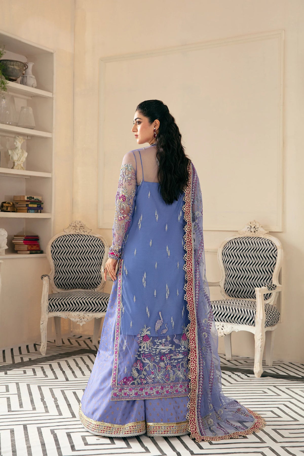 Ezra | Wedding Collection | Afrozeh by Ezra - Designer Dress - Type: Ladies Clothes - Available at Libayah - 100% Original