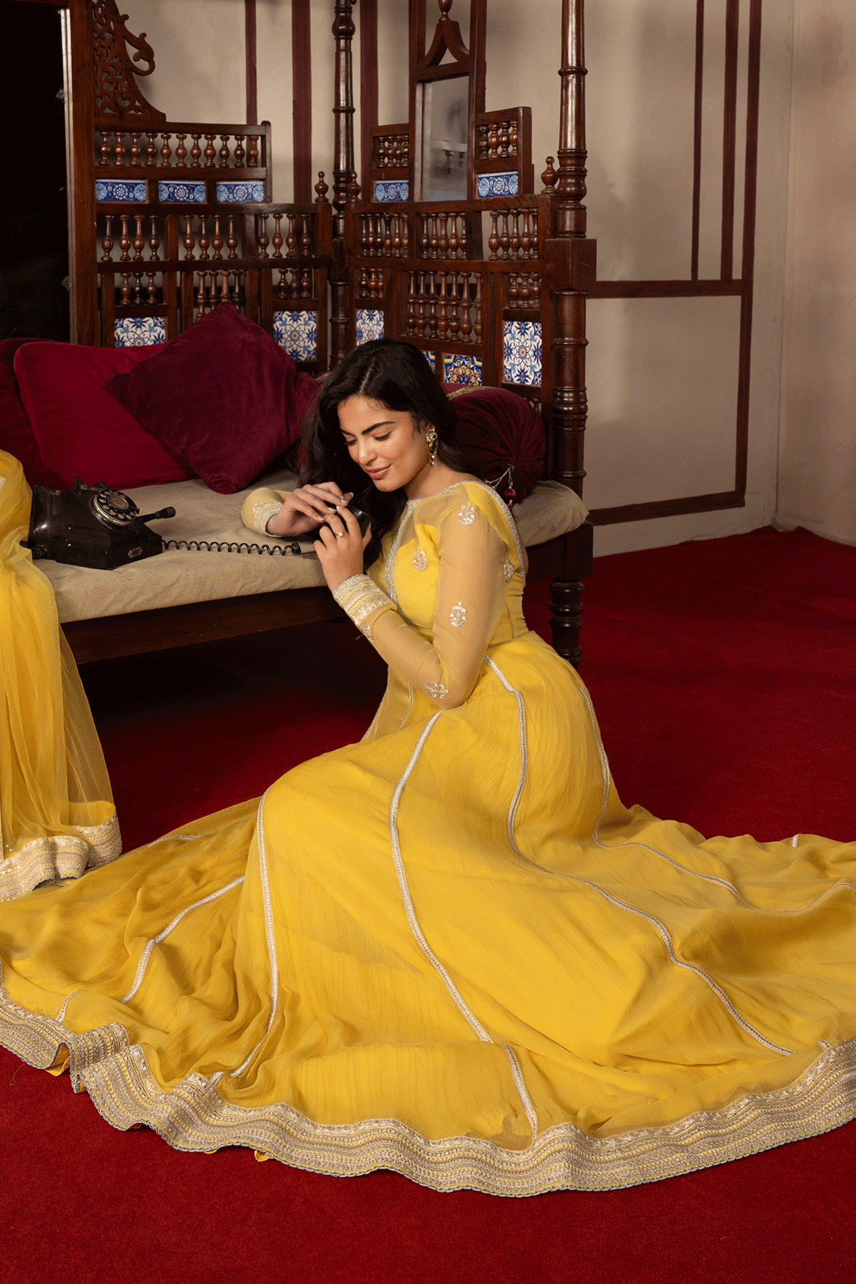 Erum Khan | Intezar e Eid | Roshni - Designer Dress - Type : Ladies Clothes - Available at Libayah - 100% Original