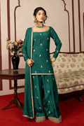 Erum Khan | Intezar e Eid | Firoza - Designer Dress - Type : Ladies Clothes - Available at Libayah - 100% Original