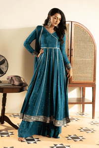 Erum Khan | Intezar e Eid | Guftagu - Designer Dress - Type : Ladies Clothes - Available at Libayah - 100% Original