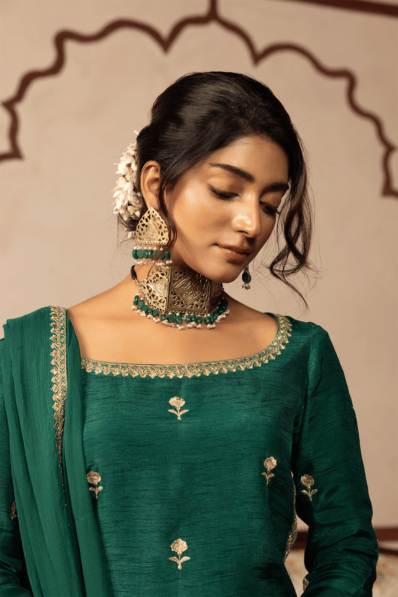 Erum Khan | Intezar e Eid | Firoza - Designer Dress - Type : Ladies Clothes - Available at Libayah - 100% Original