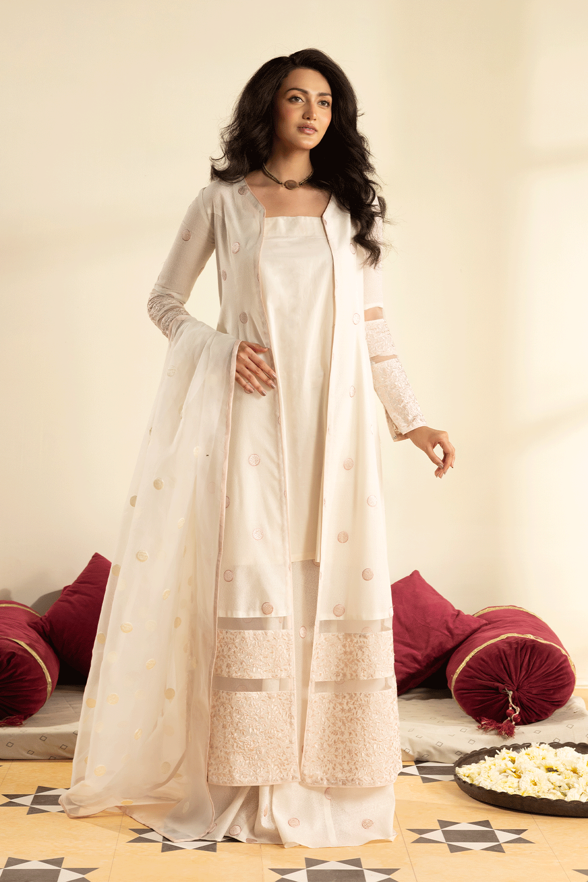 Erum Khan | Intezar e Eid | Dilkashi - Designer Dress - Type : Ladies Clothes - Available at Libayah - 100% Original