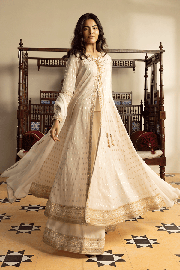 Erum Khan | Intezar e Eid | Aangan - Designer Dress - Type : Ladies Clothes - Available at Libayah - 100% Original