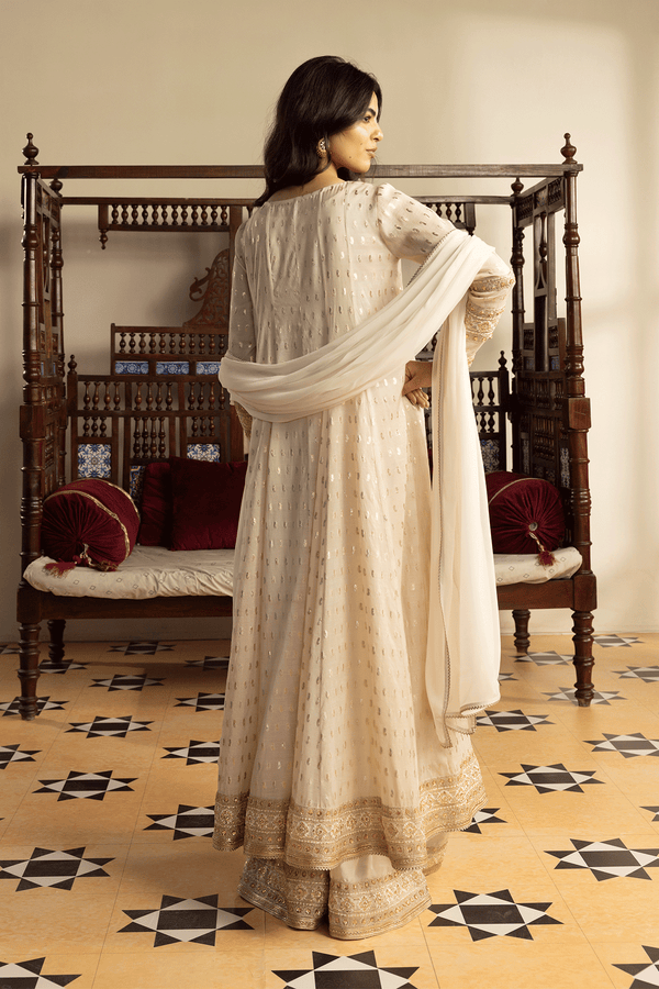 Erum Khan | Intezar e Eid | Aangan - Designer Dress - Type : Ladies Clothes - Available at Libayah - 100% Original