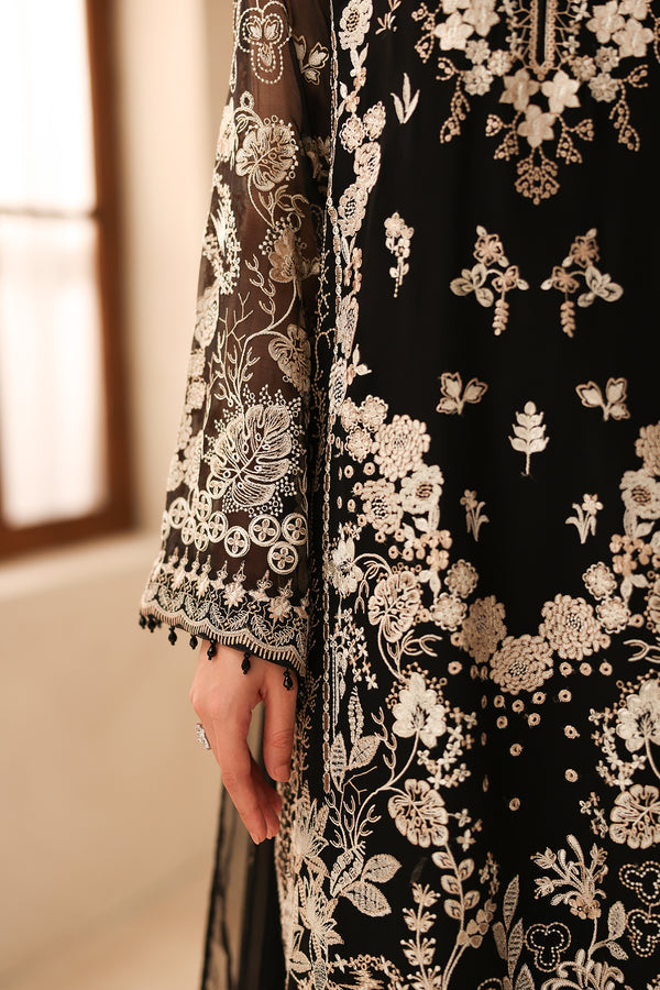 Baroque | Formals Collection | EMBROIDERED CHIFFON UF-4490 by Baroque - Designer Dress  - Type : Ladies Clothes - Available at Libayah - 100% Original 