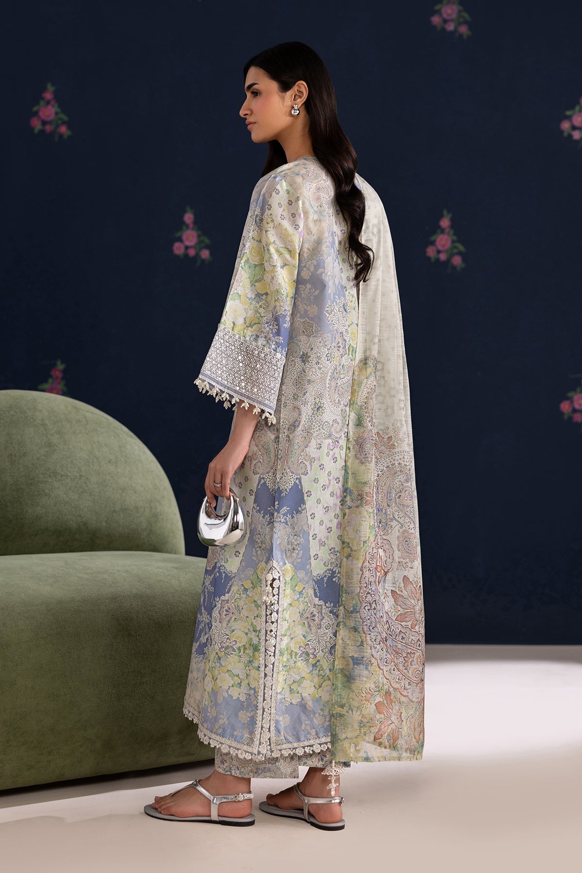 Baroque | Luxury Summer Pret | UF-4459 by Baroque - Designer Dress  - Type : Ladies Clothes - Available at Libayah - 100% Original 