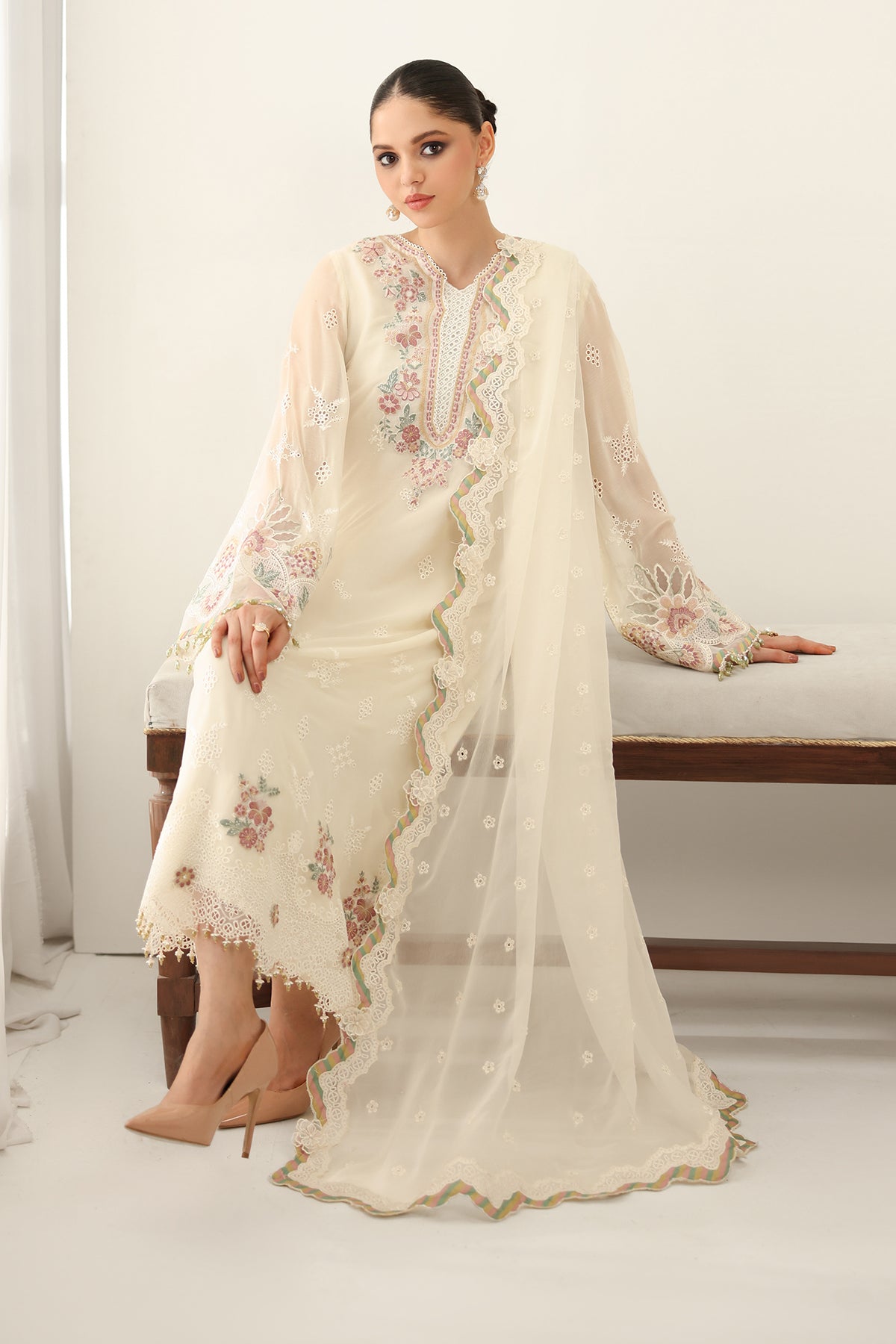 Baroque | Formal Collection | UF-4184 by Baroque - Designer Dress  - Type : Ladies Clothes - Available at Libayah - 100% Original 