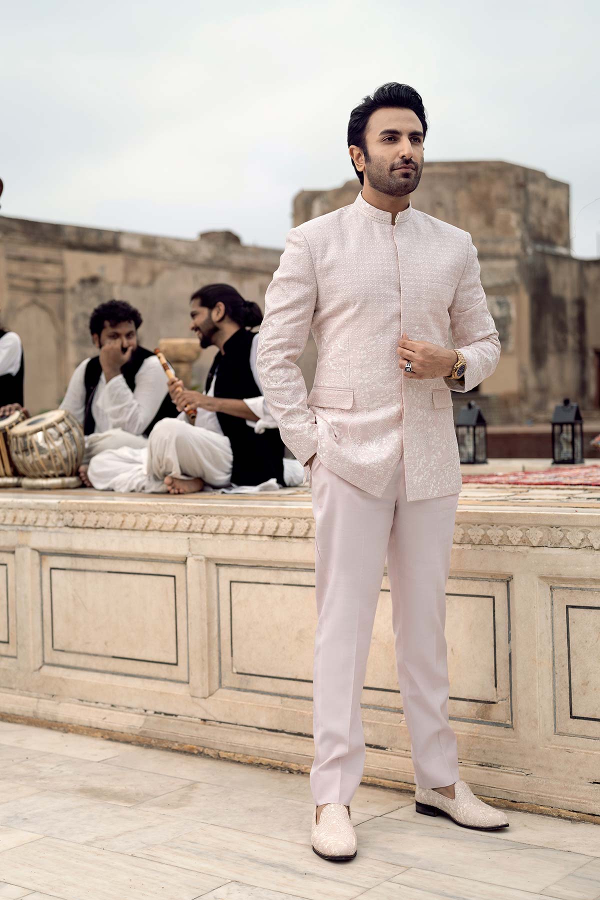 Pakistani Menswear | Mina Kashif | Zayan by Libayah - Designer Dress - Type: Menswear - Available at Libayah - 100% Original