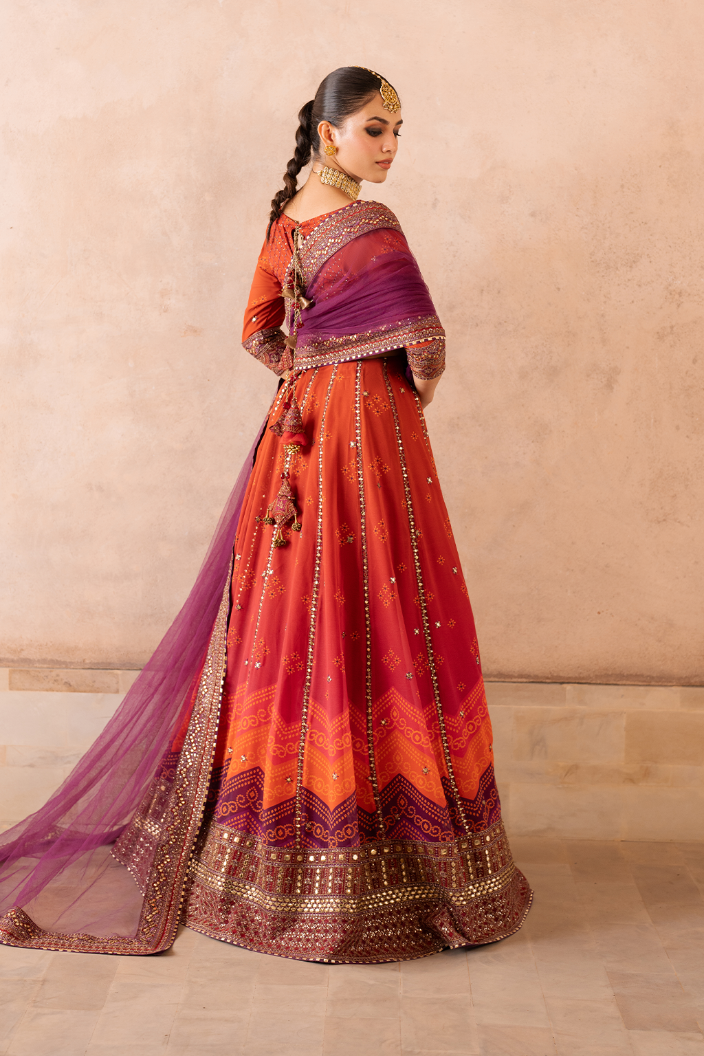 Iznik | Bandhani Formals | UE-334 by Iznik - Designer Dress - Type: Ladies Clothes - Available at Libayah - 100% Original