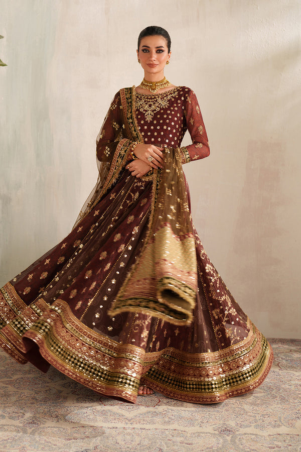 Baroque | Formals Collection | EMBROIDERED CHIFFON UF-4376 by Baroque - Designer Dress  - Type : Ladies Clothes - Available at Libayah - 100% Original 
