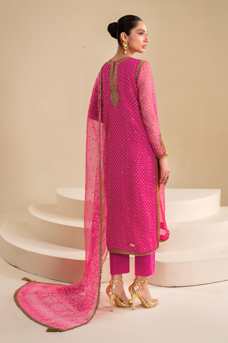 Baroque | Luxury Pret 24 | CHIFFON UF-626 by Baroque - Designer Dress - Type: Ladies Clothes - Available at Libayah - 100% Original