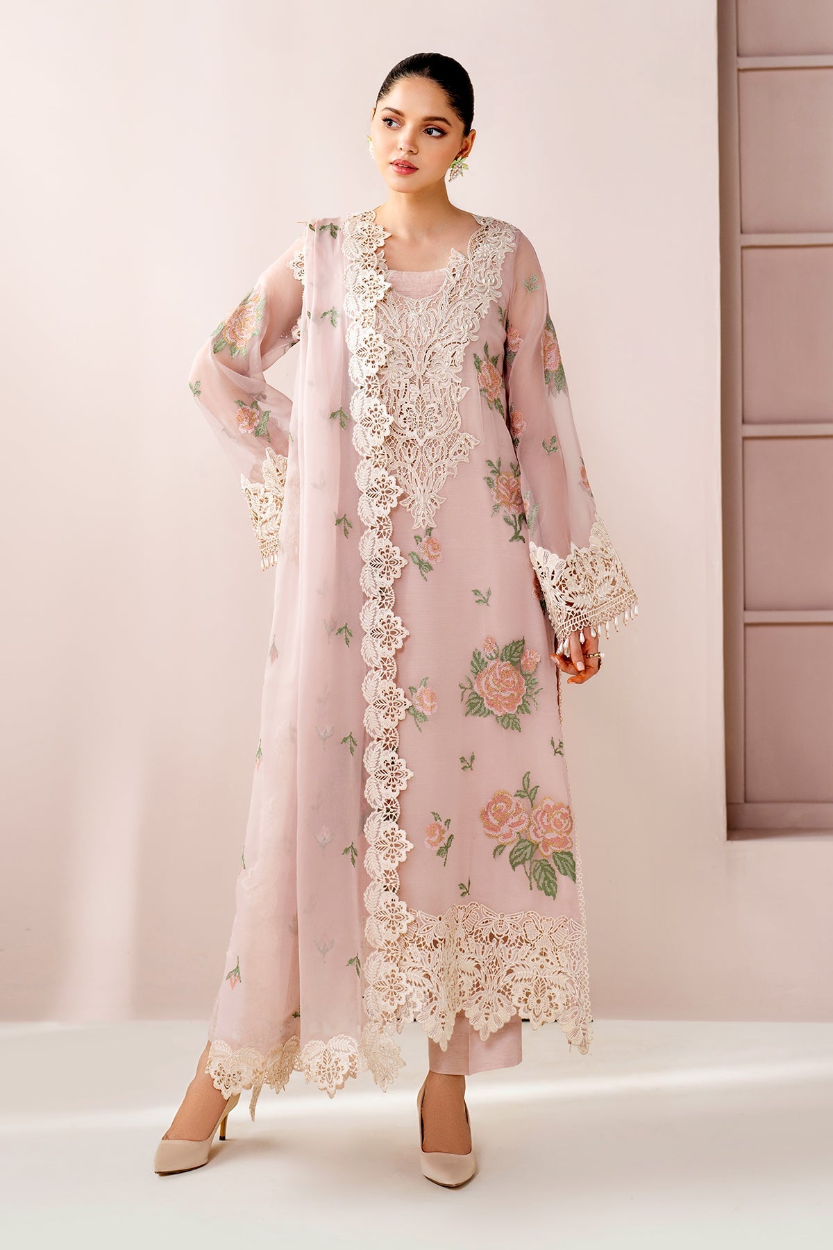Baroque | Formal Collection | UF-4189 by Baroque - Designer Dress  - Type : Ladies Clothes - Available at Libayah - 100% Original 
