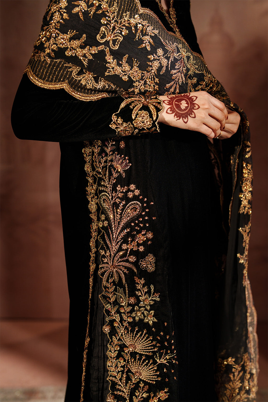 Iznik | Velvet 25 | IV-62 Embroidered Velvet by Iznik - Designer Dress - Type : Ladies Clothes - Available at Libayah - 100% Original 