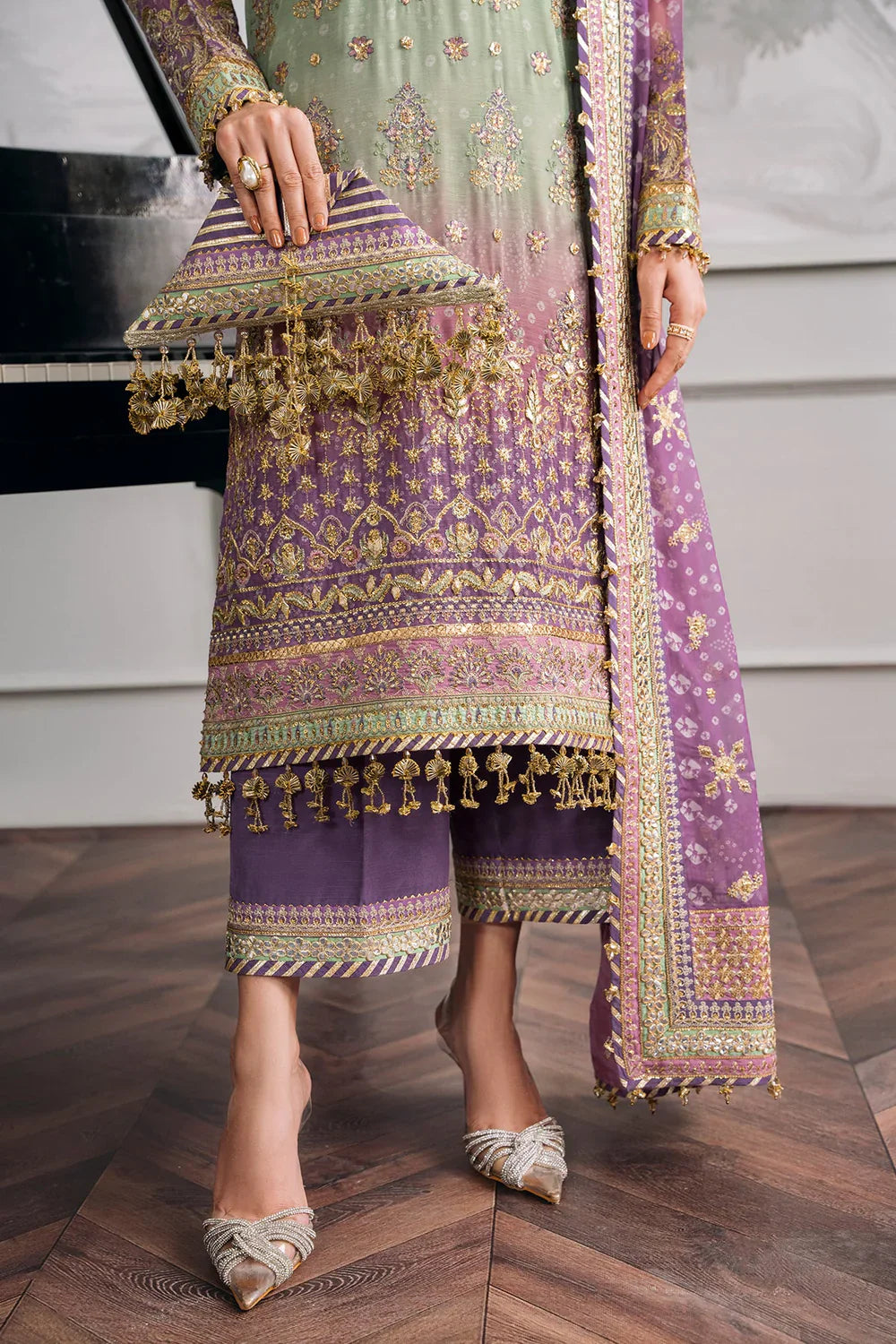 Baroque | Chantelle Embroidered Collection | CH12-08 by Baroque - Designer Dress - Type: Ladies Clothes - Available at Libayah - 100% Original