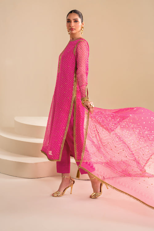 Baroque | Luxury Pret 24 | CHIFFON UF-626 by Baroque - Designer Dress - Type: Ladies Clothes - Available at Libayah - 100% Original