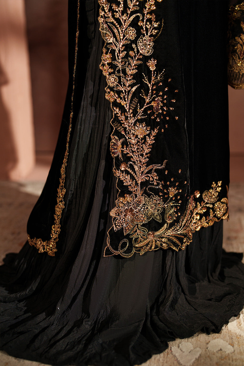 Iznik | Velvet 25 | IV-62 Embroidered Velvet by Iznik - Designer Dress - Type : Ladies Clothes - Available at Libayah - 100% Original 