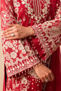 Baroque | Formals Collection | EMBROIDERED CHIFFON UF-4491 by Baroque - Designer Dress  - Type : Ladies Clothes - Available at Libayah - 100% Original 