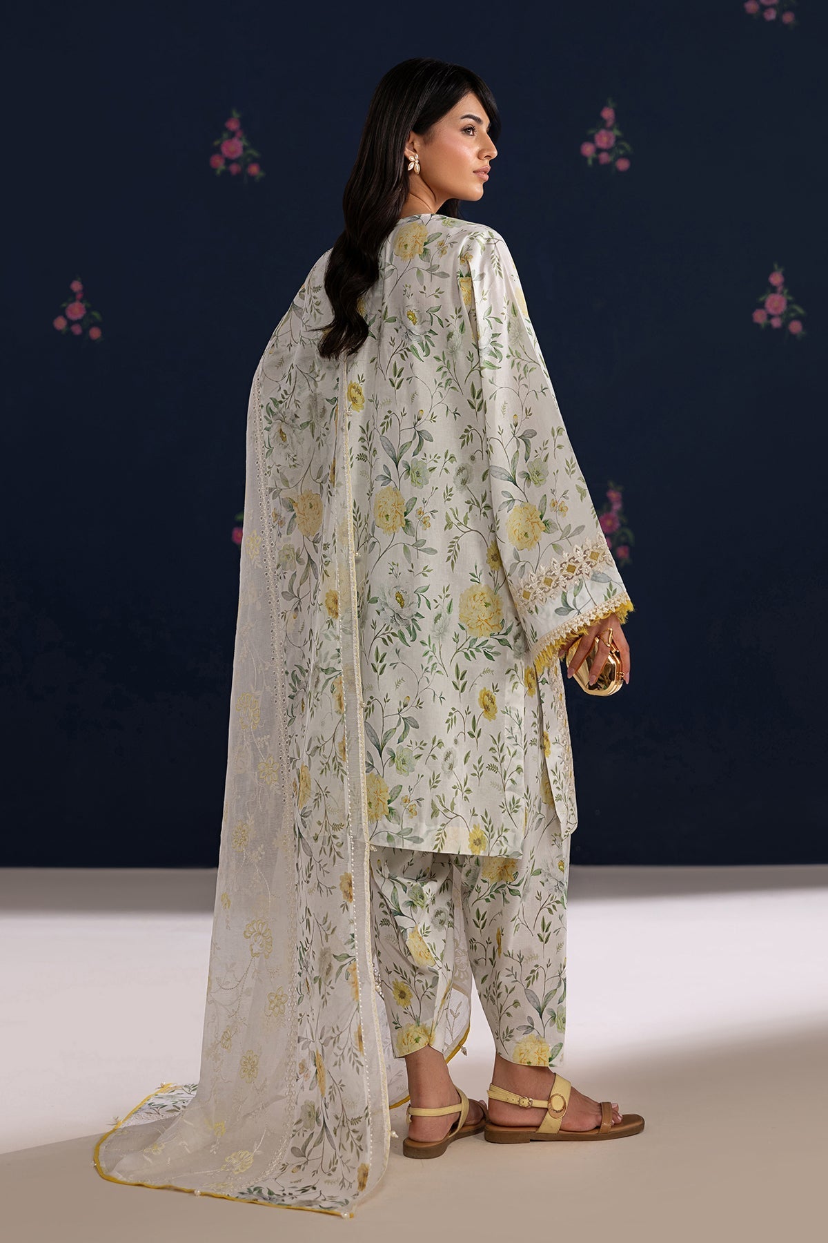 Baroque | Luxury Summer Pret | UF-4460 by Baroque - Designer Dress  - Type : Ladies Clothes - Available at Libayah - 100% Original 