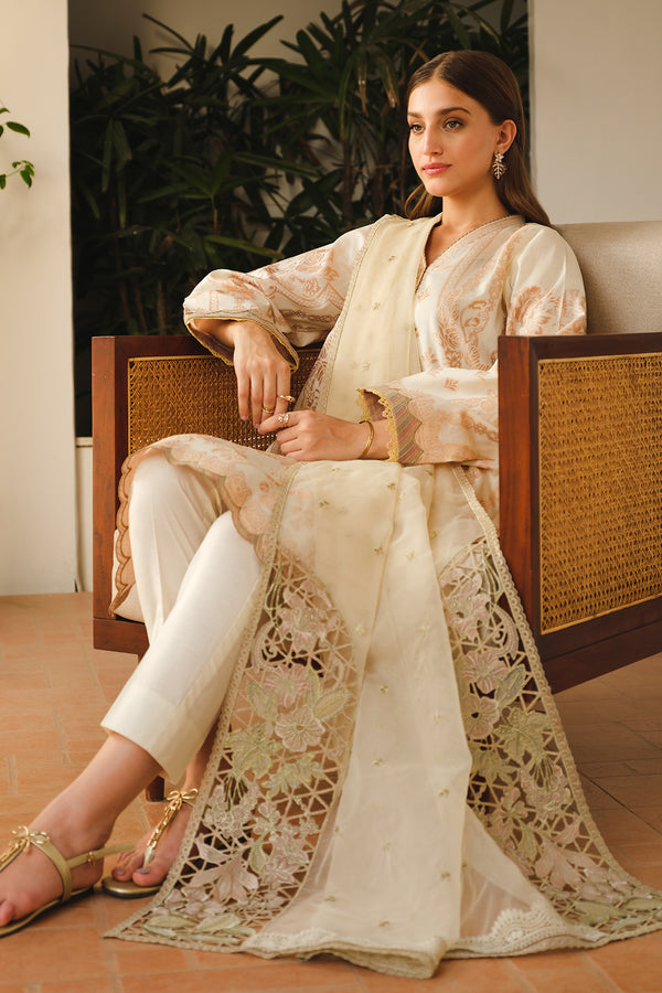 Baroque | Luxury Pret 24 | LAWN UF-662 by Baroque - Designer Dress - Type: Ladies Clothes - Available at Libayah - 100% Original