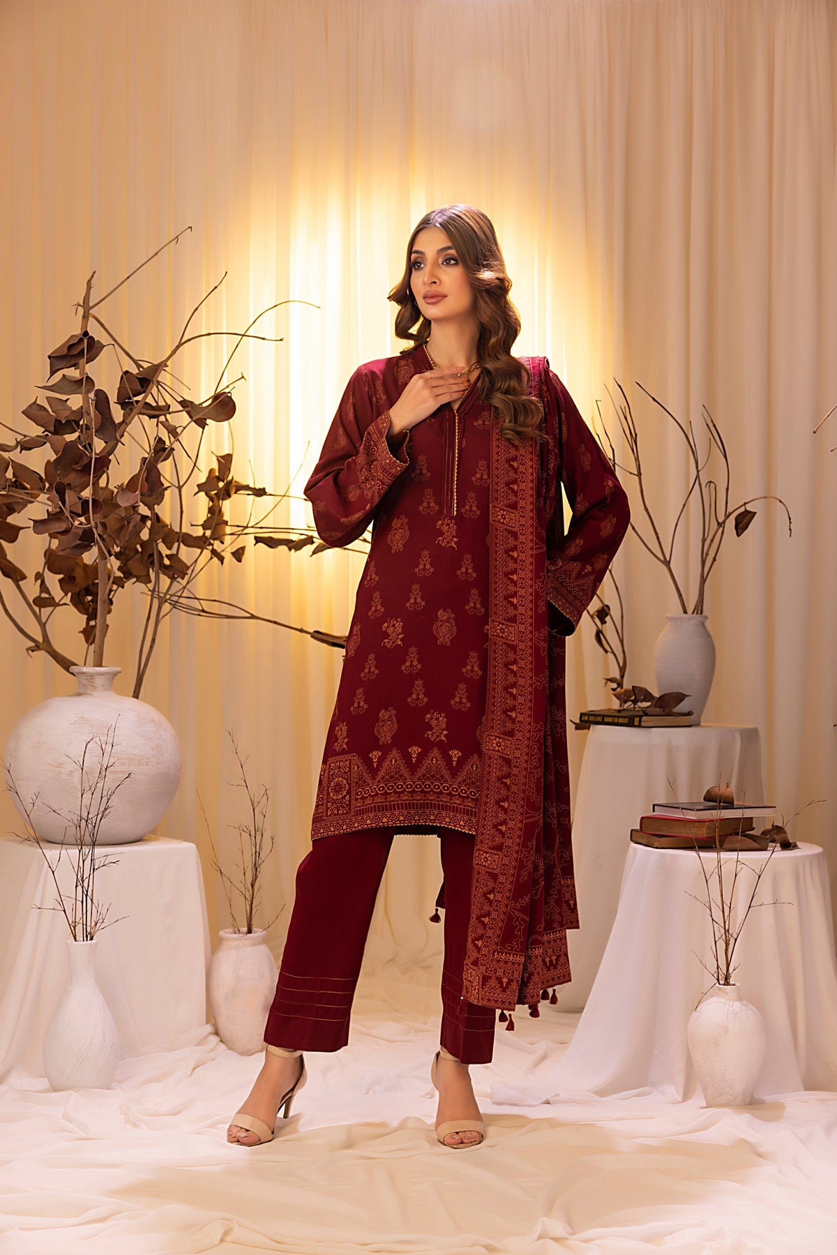 LSM | Cashmi Vool 24 | MM-0320-B by LSM - Designer Dress - Type: Ladies Clothes - Available at Libayah - 100% Original