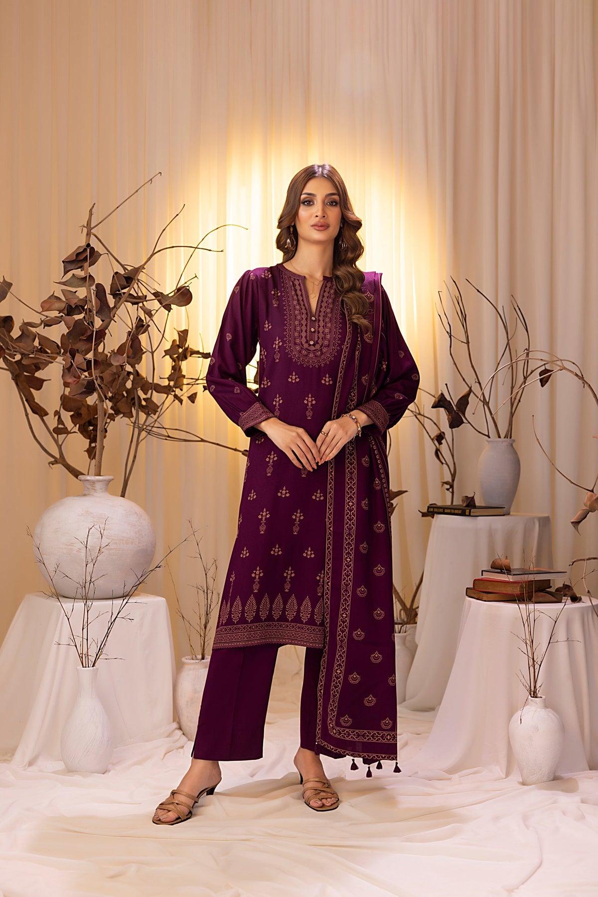 LSM | Cashmi Vool 24 | AR-0076-B by LSM - Designer Dress - Type: Ladies Clothes - Available at Libayah - 100% Original