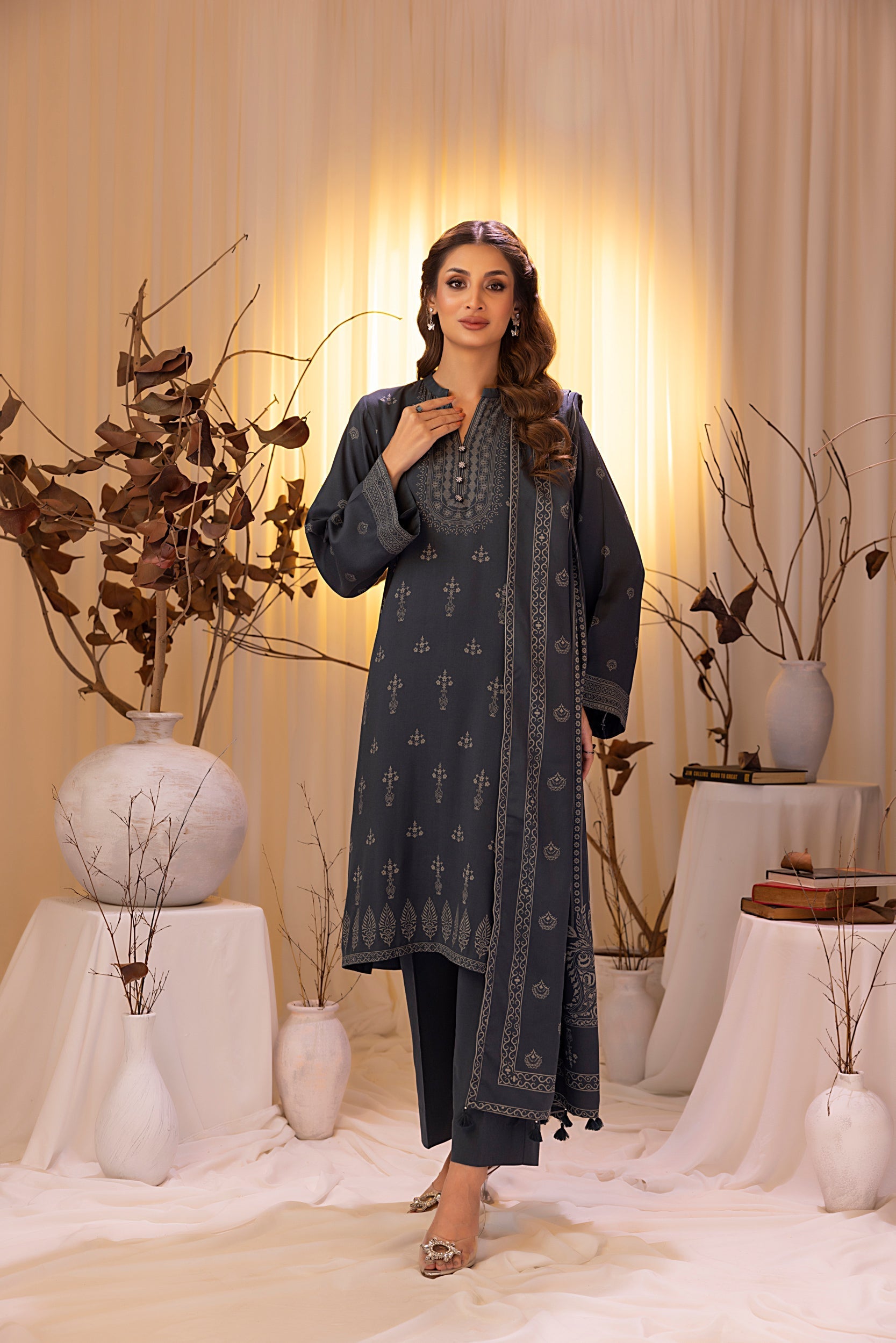 LSM | Cashmi Vool 24 | AR-0076-C by LSM - Designer Dress - Type: Ladies Clothes - Available at Libayah - 100% Original