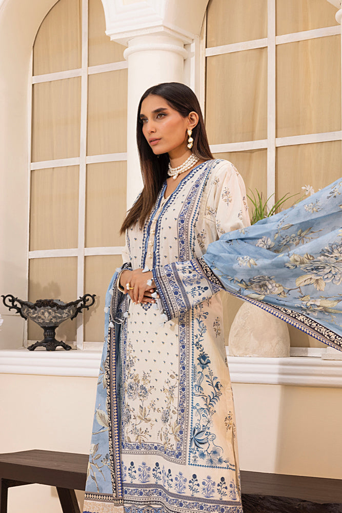 LSM | Embroidered and Printed Lawn | LG-MM-0223 by LSM - Designer Dress - Type: Ladies Clothes - Available at Libayah - 100% Original