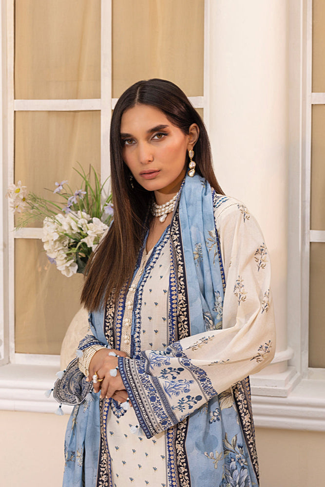 LSM | Embroidered and Printed Lawn | LG-MM-0223 by LSM - Designer Dress - Type: Ladies Clothes - Available at Libayah - 100% Original