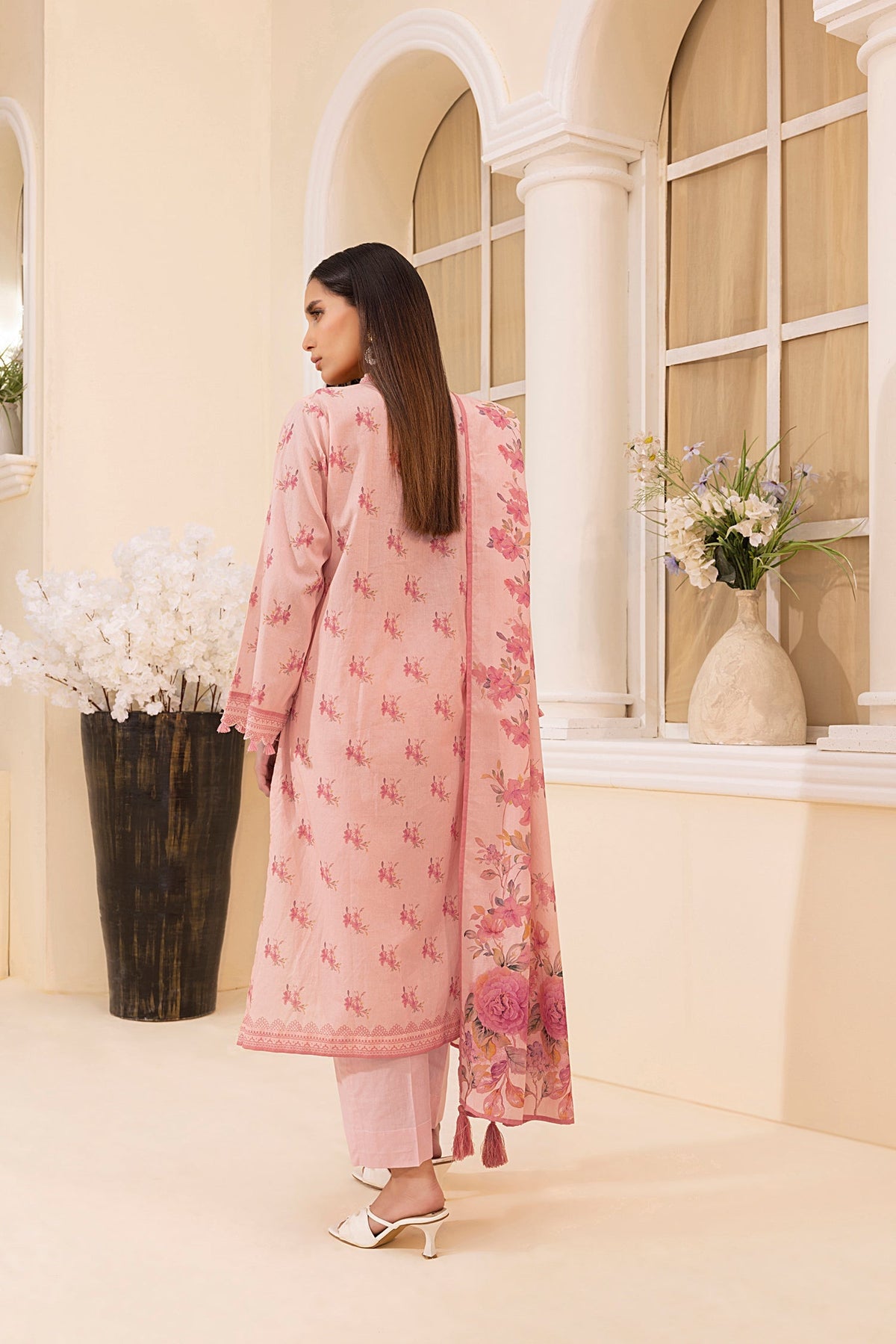 LSM | Embroidered and Printed Lawn | LG-MM-0224 by LSM - Designer Dress - Type: Ladies Clothes - Available at Libayah - 100% Original