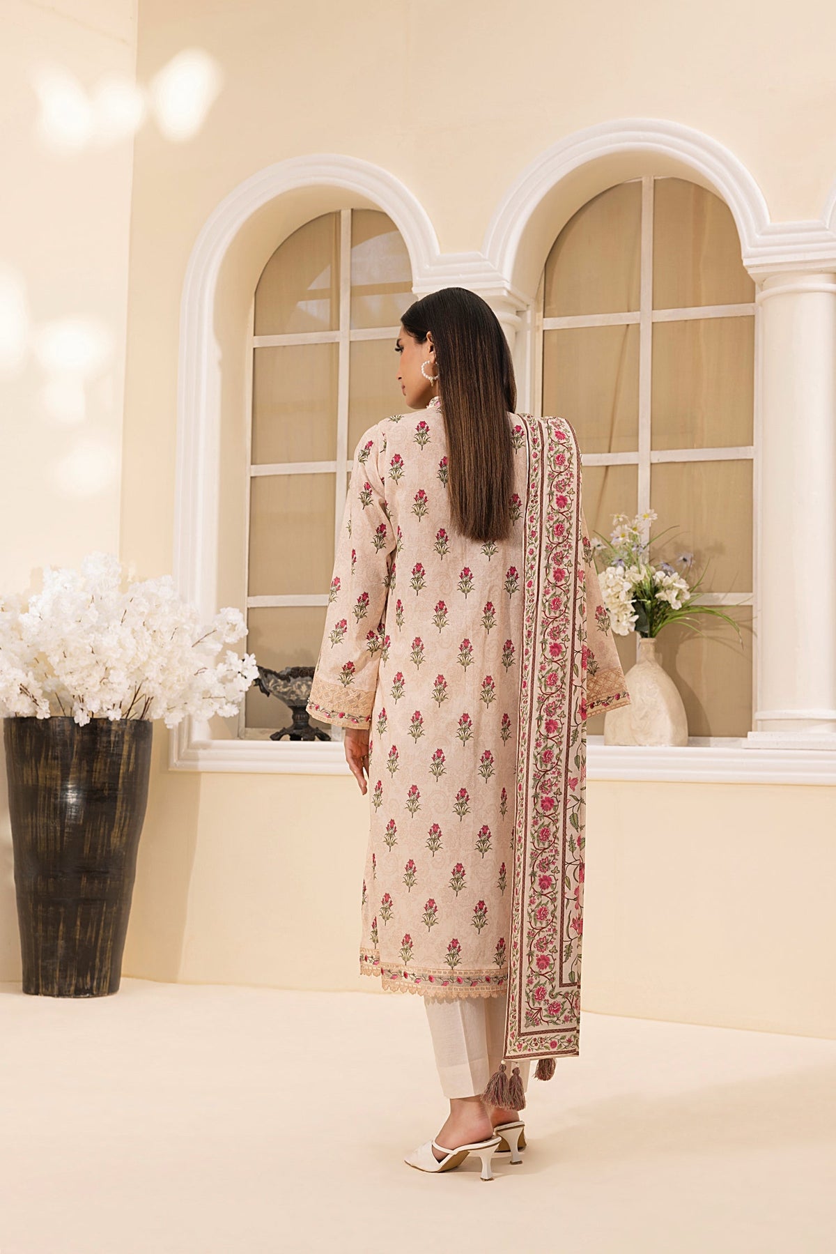LSM | Embroidered and Printed Lawn | LG-MM-0225 by LSM - Designer Dress - Type: Ladies Clothes - Available at Libayah - 100% Original